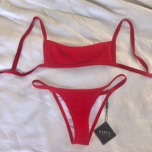 Red Bikini Set